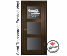 'de Havilland Room' Premium Vinyl Decal