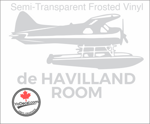 'de Havilland Room' Premium Vinyl Decal