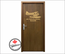 'de Havilland Room' Premium Vinyl Decal