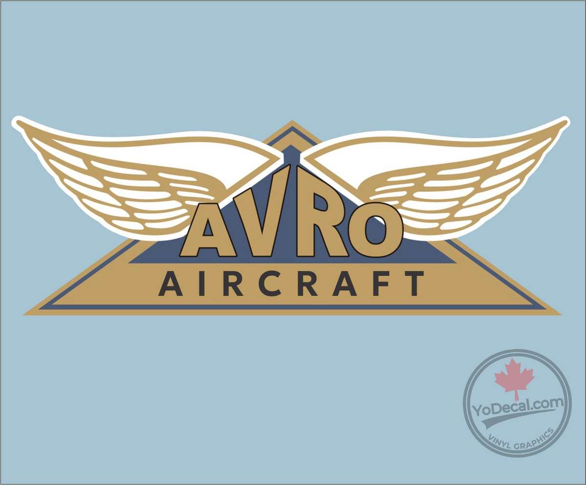 'Avro Aircraft Original Logo Vinyl Decal Sticker – YoDecal.com