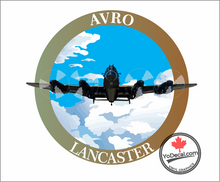 'Avro Lancaster Flying' Premium Vinyl Decal / Sticker