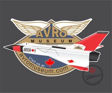 'Avro Museum Arrow II' Premium Vinyl Decal Sticker