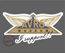 'Avro Museum I Support Logo' Premium Vinyl Decal Sticker