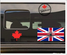 'Battle of Britain Spitfire Union Jack' Premium Vinyl Decal