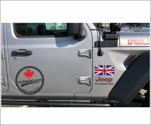 'Battle of Britain Spitfire Union Jack' Premium Vinyl Decal