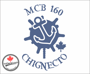'MCB 160 Chignecto Minesweeper' Premium Vinyl Decal / Sticker