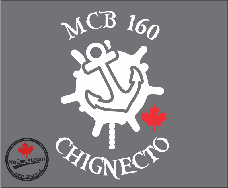 'MCB 160 Chignecto Minesweeper' Premium Vinyl Decal / Sticker – YoDecal.com