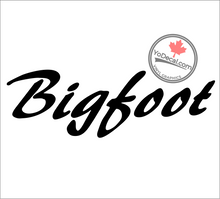 'Bigfoot RV 1' Premium Vinyl Decal