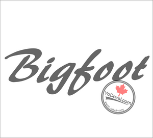 'Bigfoot RV 1' Premium Vinyl Decal