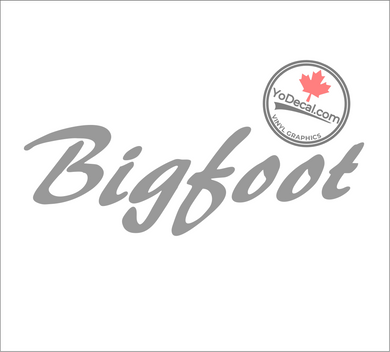 'Bigfoot RV 1' Premium Vinyl Decal