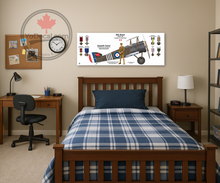 Billy Barker WWI Canadian Ace Sopwith Camel Canvas Print