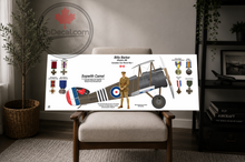 Billy Barker WWI Canadian Ace Sopwith Camel Canvas Print