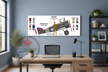 Billy Barker WWI Canadian Ace Sopwith Camel Canvas Print