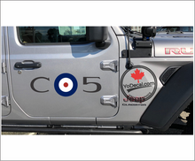 'Billy Bishop WWI Ace Nieuport 17 C-5 Roundel' Premium Vinyl Decal / Sticker