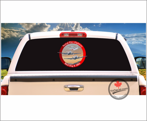 'Aerial Fire Fighters Bird Dog & 580 Tankers Full Colour' Premium Vinyl Decal