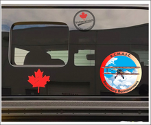 'Boundary Barnstormers R.C.M.A.F.C. Biplane' Premium Vinyl Decal Sticker