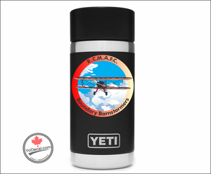 'Boundary Barnstormers R.C.M.A.F.C. Biplane' Premium Vinyl Decal Sticker