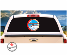 'Boundary Barnstormers R.C.M.A.F.C. Biplane' Premium Vinyl Decal Sticker