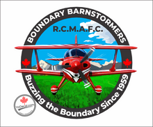 'Boundary Barnstormers Pitts R.C.M.A.F.C. Since 1959' Vinyl Decal Sticker