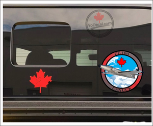 'CF-100 Canuck Full Colour' Premium Vinyl Decal Sticker
