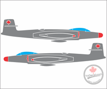 'CF-100 Canuck Side Profile' Premium Vinyl Decal Sticker