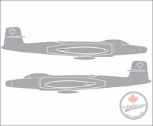 'CF-100 Canuck Side Profile' Premium Vinyl Decal Sticker