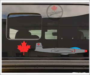 'CF-100 Canuck Side Profile' Premium Vinyl Decal Sticker