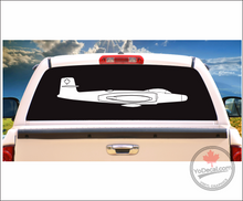 'CF-100 Canuck Side Profile' Premium Vinyl Decal Sticker