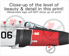 Avro Arrow RL-206 Orenda Iroquois Engine Side Profile Art Print / Lithograph