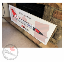 CF-105 Avro Arrow RL206 Orenda Engines PS13 Iroquois Canvas Print