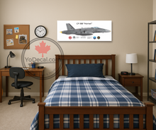 CF-188 Hornet Side Profile Personalized Canvas Print
