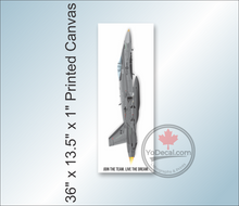 CF-118 "Join the Team. Live the Dream" Vertical Canvas Print