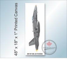 CF-118 "Join the Team. Live the Dream" Vertical Canvas Print