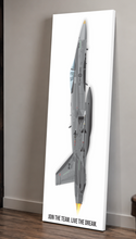 CF-118 "Join the Team. Live the Dream" Vertical Canvas Print