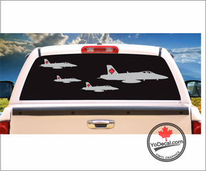 'CF-18 Maple Leaf Art' Premium Vinyl Decal