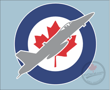 'CF-18 Hornet & RCAF Roundel' - Premium Vinyl Decal