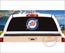 'CF-18 Hornet & RCAF Roundel' - Premium Vinyl Decal
