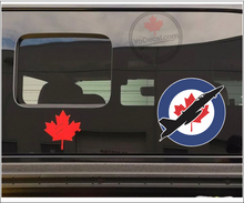 'CF-18 Hornet & RCAF Roundel' - Premium Vinyl Decal