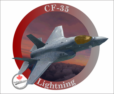 'CF-35 Lightning Dawn of a New Era Full Colour' Premium Vinyl Decal