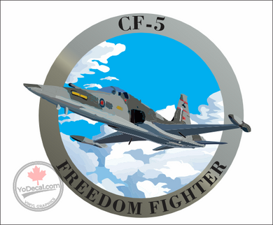 'CF-5 Freedom Fighter Full Colour' Premium Vinyl Decal Sticker