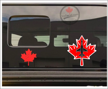 'CF-5 Freedom Fighter Maple Leaf' Premium Vinyl Decal Sticker