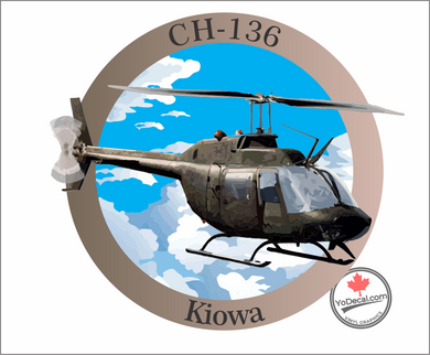 'CH-136 Kiowa Full Colour' Premium Vinyl Decal