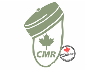 'CMR Pillbox Maple Leaf' Premium Vinyl Decal / Sticker