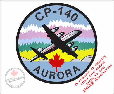 'CP-140 Aurora Patch' Premium Vinyl Decal Sticker