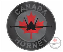 'Canada Hornet CF-18 Flight Suit Patch' Premium Vinyl Decal Sticker