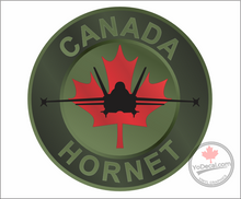 'Canada Hornet CF-18 Flight Suit Patch' Premium Vinyl Decal Sticker