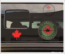 'Canada Hornet CF-18 Flight Suit Patch' Premium Vinyl Decal Sticker