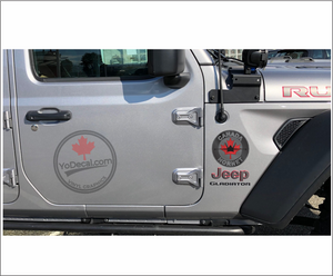 'Canada Hornet CF-18 Flight Suit Patch' Premium Vinyl Decal Sticker