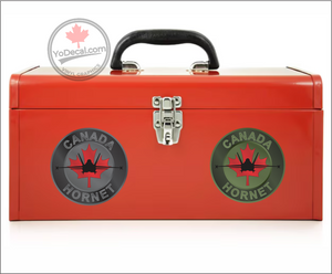 'Canada Hornet CF-18 Flight Suit Patch' Premium Vinyl Decal Sticker