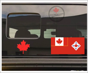 'Canadian Army Flag 1966-1998' Premium Vinyl Decal Sticker